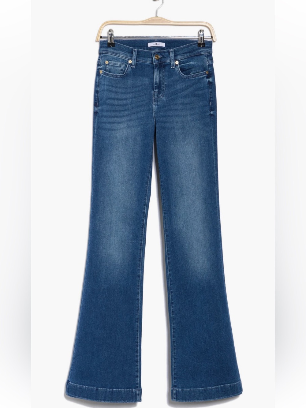 7 For All Mankind Dojo Mid Rise Flare Jeans Size 29